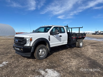 2020 Ford F-550 XL 4x4 Extended Cab Flatbed Truck
