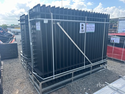 Quantity of (30) 2026 KJ K0710-30 10 ft x 7 ft Powder Coated Zaun (Unused)