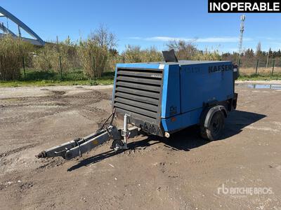 2009 Kaeser M123 AIR SEC Mobile Compresseur A Air Air Compressor (Inoperable)