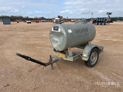 YSM 500 L S/A Citerne A Eau 1 Essieu Water Tank Trailer