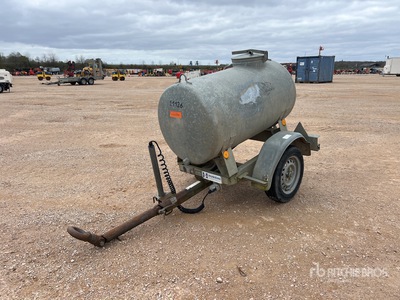 Hubiere 500 L S/A Citerne A Eau 1 Essieu Water Tank Trailer