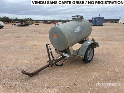 Hubiere 500 L Citerne A Eau 1 Essieu S/A Aanhangwagen watertank