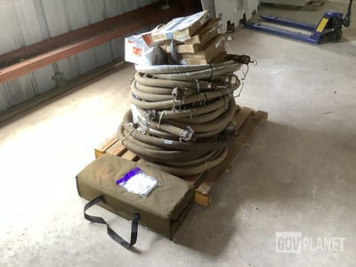 (6) Discharge Hoses, (1) Pressure Pipe, (8) Adapters & Assorted Items