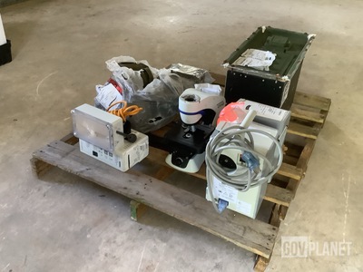 (1) Fluid Warmer, (1) Microscope, (1) Dehumidifier & Assorted Items
