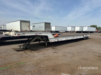 1992 Landoll 317 34 ft T/A Sliding Axle Trailer