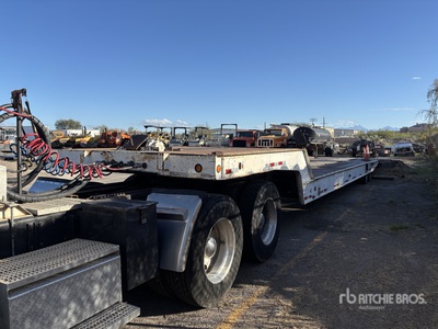 1992 Landoll 317 34 ft T/A Sliding Axle Trailer