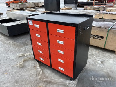 3 ft 10-Drawer Tool Cabinet