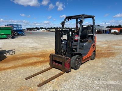 2014 Toyota 8FGCU25 4700 lb Cushion Tire Forklift