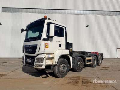 2018 MAN TGS 35.420 8x4 Camion Benne Ampliroll Roll-Off Truck