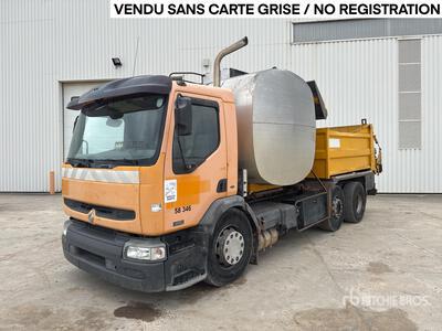 Secmair 5000 L on Renault Premium 370dCi 6x2 Bi-Repandeuse A Bitume 5000L 6x2 Asphalt Distributor Truck