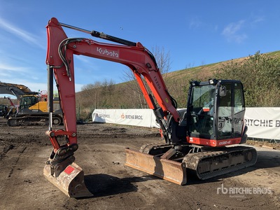 2017 Kubota KX080-4A Kettenbagger
