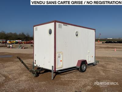 CNSE S/A Bungalow De Chantier 1 Essieu Roadwork Cabin