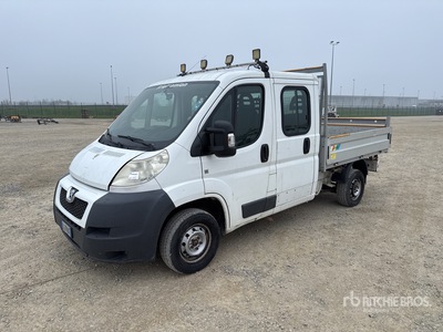 2013 Peugeot Boxer 4x4 Crew Cab Platte vrachtwagen