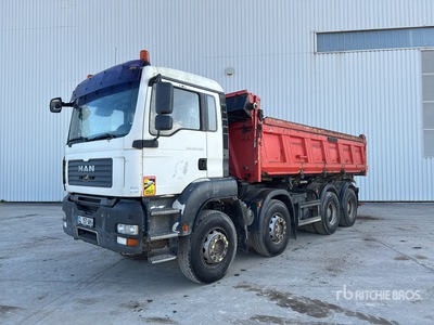 2007 MAN TGA 35.400 8x4 Camion Benne Tri/A Dump Truck