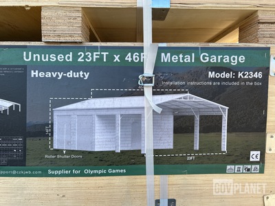 KJ K2346 Metal Garage - Unused