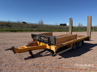 2015 GOURDON PE80C1 6600 kg Remorque Porte-Engin T/A Góndola