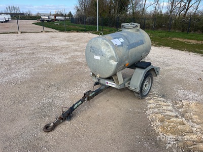 2019 Hubiere CTR751 500 L S/A Citerne A Eau 1 Essieu Water Tank Trailer