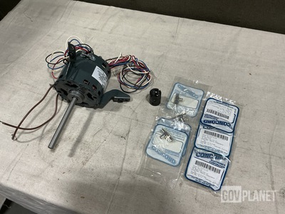 (128) Radio Frequency Adapters, (1) Motor & Assorted Items