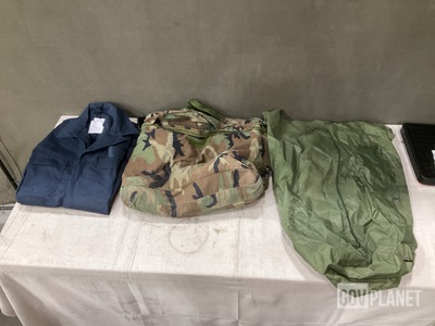 (19) Clothing Bags, (7) Flyer’s Helmet Bags & Assorted Items