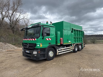 2012 MTS 3A 11T 36.000V on 2012 Mercedes Benz 6x2 Camion Aspiratrice Vacuum Excavator Truck