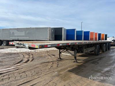 2009 BWS 53 ft Quad/A Quad/A 53 ft Flatbed Trailer