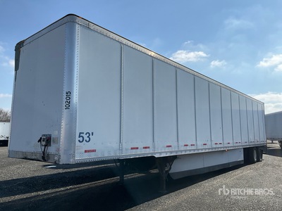 2015 Wabash DVLSHPC 53 ft x 102 in Sliding T/A Gesloten aanhangwagen