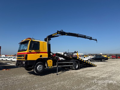 1994 DAF 65 ATI 180 1992 Palfinger PK12500 4.6 ton crane Tow Truck