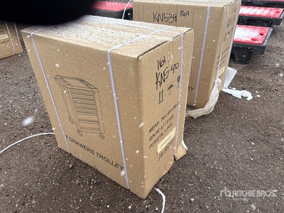 2025 STARVOX JS-RC07 Tool Cart w/ (258) pcs Tool Set ハンドツール (Unused)