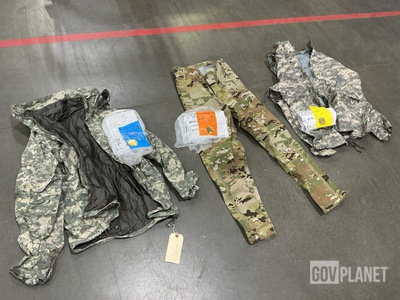 (4) Cold Weather Parkas, (8) Wet Weather Jackets & Assorted Items