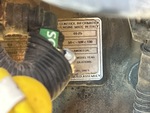 Engine with Emission Label