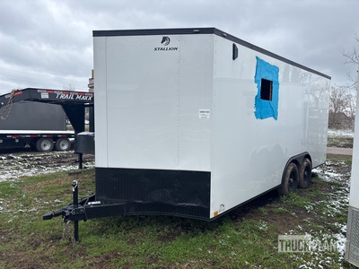 2025 Stallion 18 ft T/A ユーティリティトレーラー