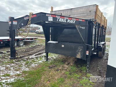 2025 Trailmaxx 16 ft T/A T/A 軽量ダンプトレーラー
