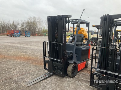 2018 Toyota 8FBCU25 3850 lb Electric Forklift