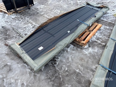 Quantity of (100) 2026 SKLP SKH100 3 ft x 12 ft Galvalume Steel Sheets (Unused)