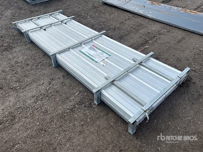 Quantity of (100) 2026 KJ K0311 9 ft 10 in x 3 ft Galvalume Corrugated Steel Sheets Materiale edile (Unused)