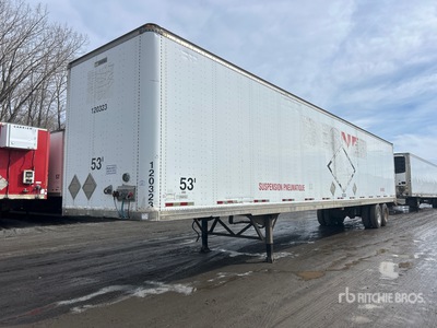 2000 Manac 53 ft x 102 in T/A Van Trailer