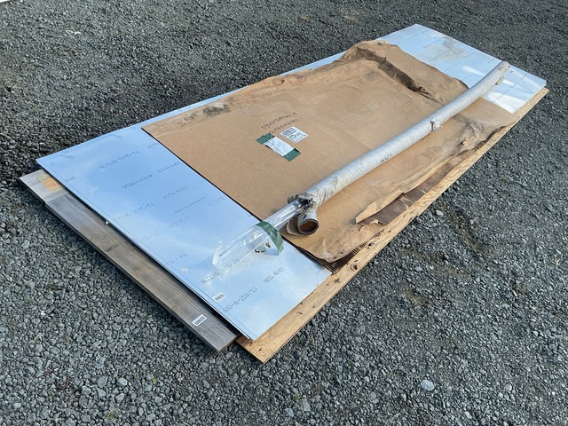 (8) 144&rdquo; X 48&rdquo;x 0.016&rdquo; Aluminum Sheets & (1) Control Cable Assembly