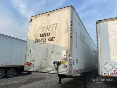 2015 Utility VS2DX 53 ft x 102 in T/A Van Trailer