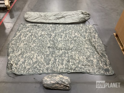 (31) Wet Weather Poncho Liners, (5) Sleeping Bags & Assorted Items