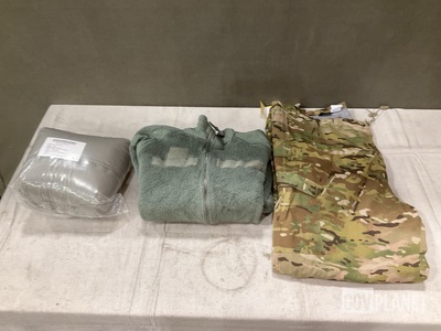 (2) Extreme Cold Weather Parkas, (39) Cold Weather Jackets & Assorted Items