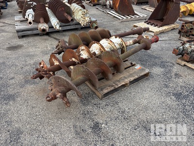 Quantity of (3) オーガービット - Fits Digger Derrick Truck