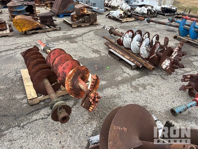 Quantity of (4) Auger-bevestiging - Fits Digger Derrick