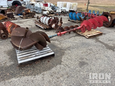 Quantity of (4) Auger-bevestiging - Fits Digger Derrick