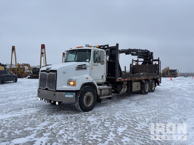 Rotobec Elite 910 4000 kg Knuckle Boom on 2018 WESTERN ST 4700SB 6x4 Hi-Rail グラップルトラック