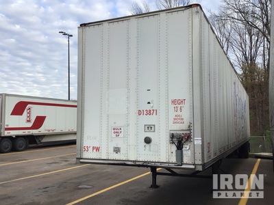 2007 Hyundai 53 ft x 102 in T/A Van Trailer (Inoperable)