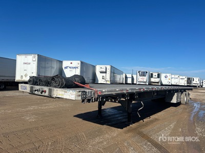2021 Manac 10253B0B0 53 ft T/A Spread Axle Flatbed Trailer
