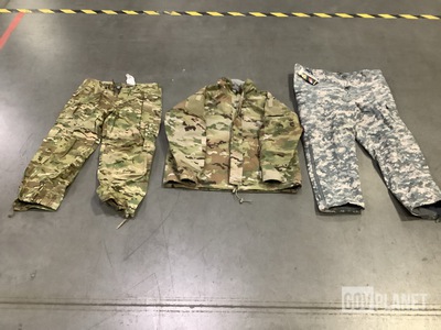 (10) Jackets, (1) Parka, (8) Pairs of Trousers & Assorted Items