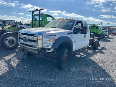 2016 Ford F-550 XLT 4x4 Extended Cab Cab and Chassis (Inoperable)