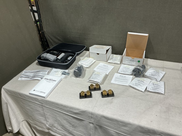 (1) Portable LED Light System, (3) Tourniquet Cuffs & Assorted Items