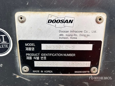 Doosan DX350 Tracked Excavator